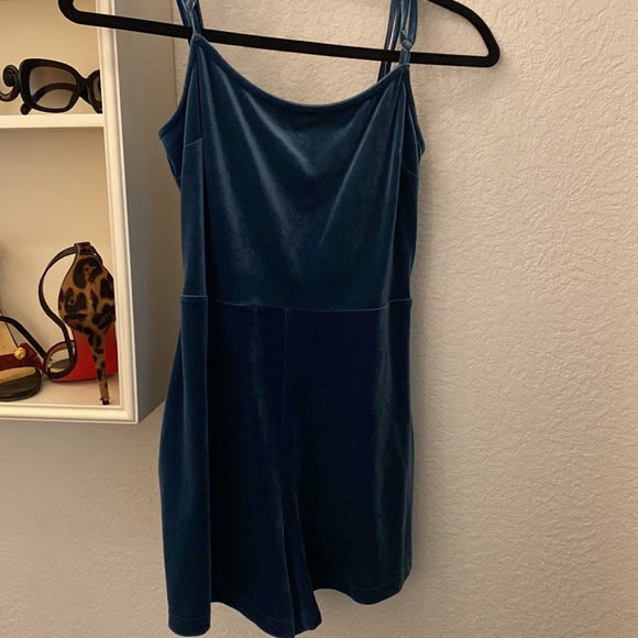 Teal romper from Urban Outfitters - Picture 2 of 4